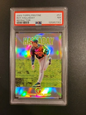 2003 Topps Pristine Refractor Roy Halladay #57 - Pop 1 none higher - #/99 - HOF  - Image 1 of 2
