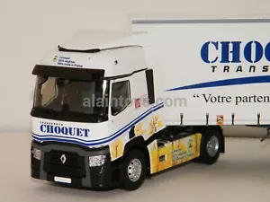 RENAULT T 480 2021 TAUTLINER TRANS CHOQUET DÉCOR COLZA ELIGOR 1/43 Réf 118161 - Imagen 1 de 5