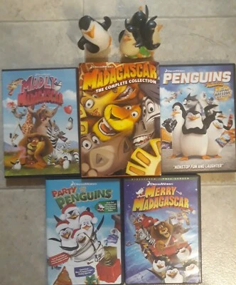 MADAGASCAR: DVD COLLECTION LIKE NEW PLUS FIGURES - Image 1 of 3