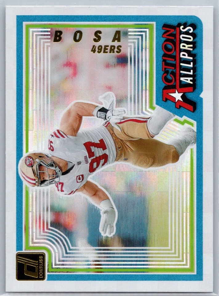 2023 Donruss Football ACTION ALL PROS Insert  NICK BOSA #7 - Image 1 of 1