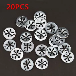 20x Steel Car Seat Washer Covers Clips Heat Shield For Ford Seats Skoda VW Audi - Picture 1 of 12