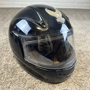 Harley Davidson Full Face Helmet XL Black Face Shield Clear Visor A5047 Model - Picture 1 of 13