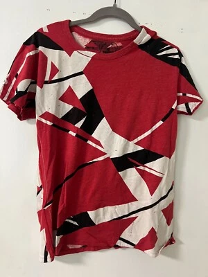 Camiseta Eddie Van Halen EVH Frankenstein Distressed Trunk Ltd, Roja, Talla S Foto 1 de 4