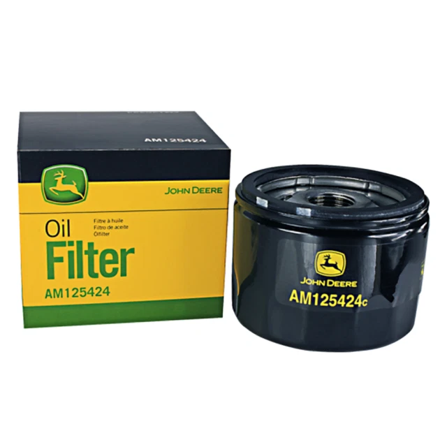 John Deere Original Equipment Oil Filter for Lawn Tractors, ZTrak Mowers and Gators (AM125424)