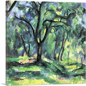 ARTCANVAS Wald 1890 Leinwand Kunstdruck von Paul Cezanne - Bild 1 von 11