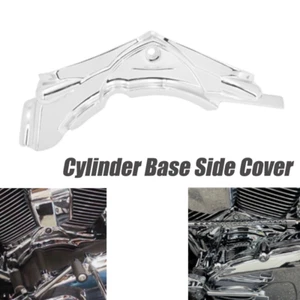 Cubierta de motor de base de cilindro para Harley Dyna Electra Street Glide Road King cromada - Imagen 1 de 10