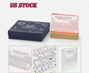 Periodensystem 83 Arten echte Elemente innen Acryl Proben größere Größe 8,2 x 5,5 - Bild 1 von 10