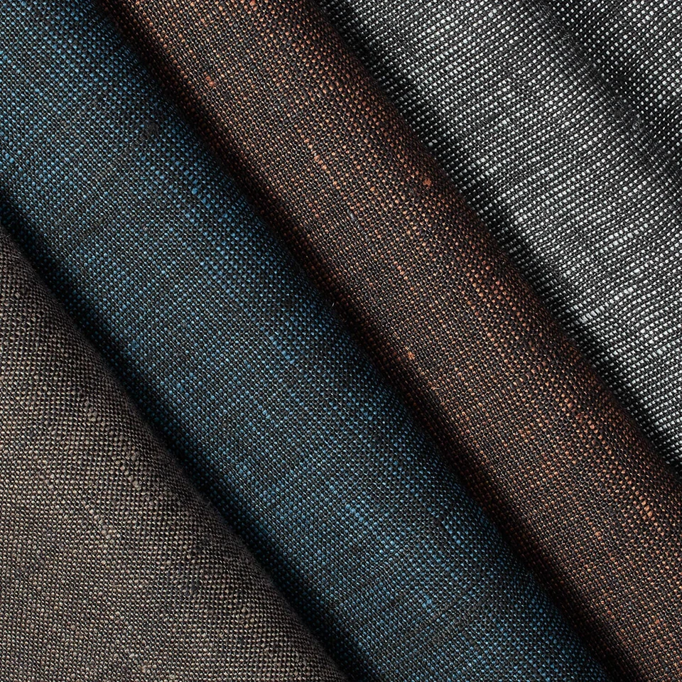 7 oz Yarn Dyed Two-Tone Linen Hypoallergenic 60” Fabric By The Yard - Image 1 of 1