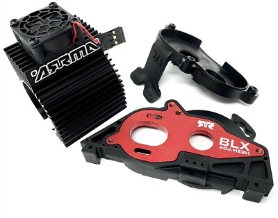 Arrma VORTEKS 4x4 3s BLX - Ventilador de motor de montaje rojo aluminio senton typhon ARA4305V3 Foto 1 de 2
