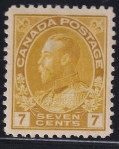 Canada #113 KGV Admiral Issue 7 cent Stamp MH 