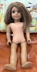 American Girl Doll Short Brown Hair Brown Skin Brown Eyes Added Color To Hair - Picture 1 of 9