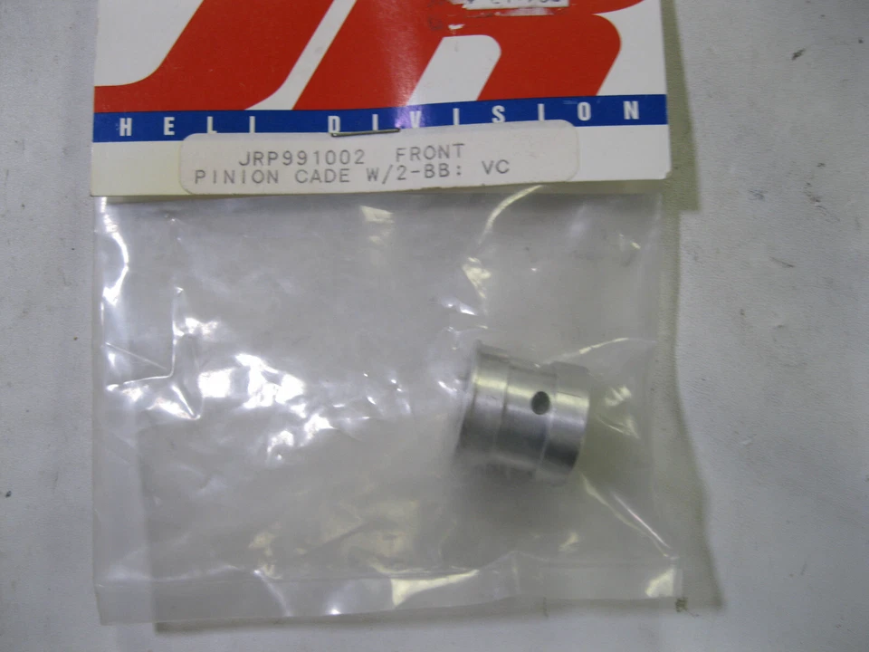 Helicóptero vintage RC JR JRP991002 91002 estuche de piñón con BB Vigor CS Vibe 90  Foto 1 de 4