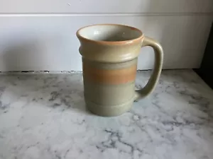 Tazza vintage Sunnycraft in gres fatta a mano in Corea 24400 arancione marrone - Foto 1 di 4