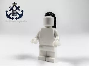 LEGO The Hobbit Hunter Orc Black Hair Long Mullet Top Knot 18166 For Minifigure - Picture 1 of 2
