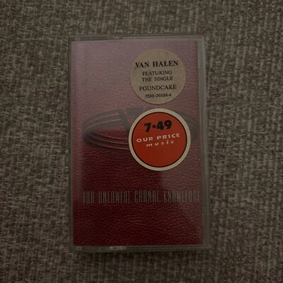 VAN HALEN - UK CASSETTE TAPE - FOR UNLAWFUL CARNAL KNOWLEDGE - STICKERED CASE - Image 1 of 3