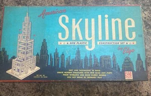 Raro Juego Elgo American Skyline Años 50 De Colección Nº Juego de construcción de plástico 93 - Imagen 1 de 12