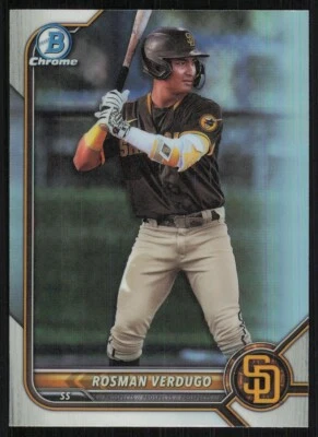 2022 Bowman Chrome Draft Refractors #BDC161 Rosman Verdugo - Image 1 of 2