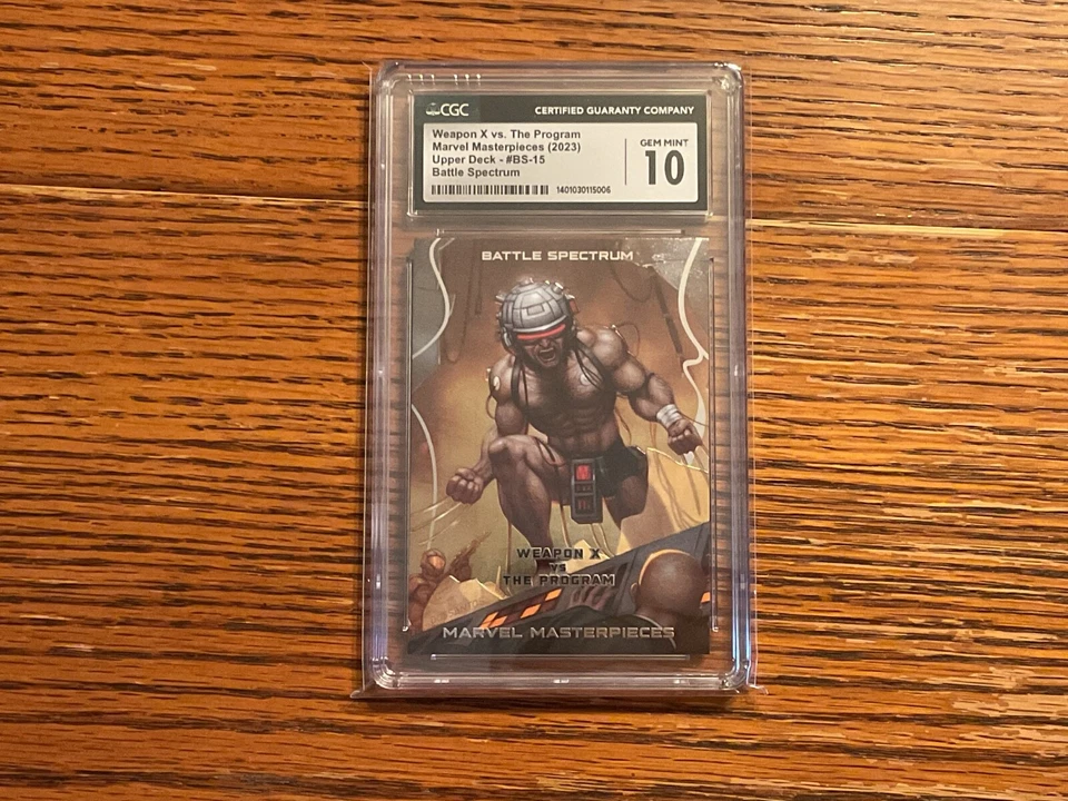 2023 UD Marvel Masterpieces Battle Spectra BS-15 Weapon X vs The Program CGC 10 - Image 1 of 1