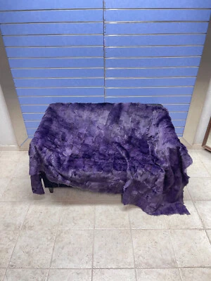 Luxury Lynx Fur Throw 100% Real Lynx Blanket Genuine Bedspread - Image 1 of 4