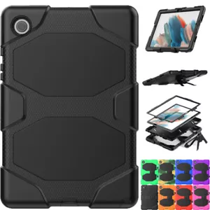 For Samsung Galaxy Tab A7 A8 A9+ Shockproof Hard Case Stand With Screen Cover - Picture 1 of 64