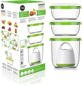 Starter Set Vacuum Food Sealer with Reusable Containers - Premium Airtight Vacuu - Picture 1 of 12