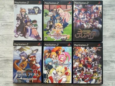 SONY PS2 Eternal Mana 1 2 & Mana Khemia 1 2 & Makai Senki Disgaea 1 2 from Japan - Image 1 of 4