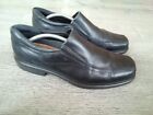 Ecco Shock Point Mens Size 13 Shoes Black Leather Slip On Loafer Size 47 USA
