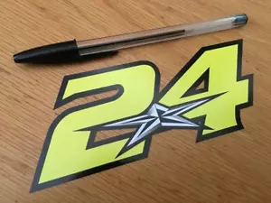 Toni Elias Race Number 24 (mediano) - VENDEDOR DEL REINO UNIDO - Imagen 1 de 1