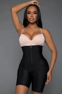 sexy BE WICKED high WAIST shaping BUTT lifting ZIPPER zip UP front shaper SHORTS - Picture 1 of 3