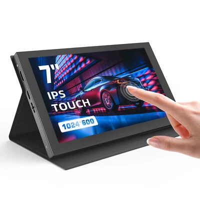 Mini 7inch HDMI IPS Monitor Small Touch Screen Gaming Display for Raspberry Pi - Image 1 of 4