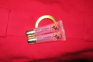 2x LOT ❤️ VICTORIA'S SECRET ❤️ PINK MIMOZA ❤️Long LIP GLOSS SHIMMER SHEER FLAVOR - Picture 1 of 3