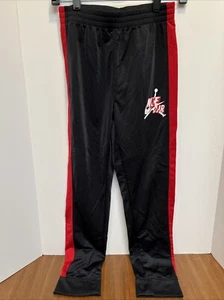 Nike Air Jordan Joggers Sweatpants -Youth Large Jumpman Spellout Red Black - Picture 1 of 5
