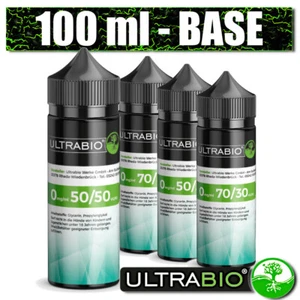 100 ml ULTRABIO Base 50/50 - 70/30 - VG VPG Basen Basis Liquid für E-Zigarette - Bild 1 von 7