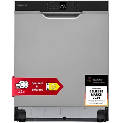 Telefunken Geschirrspüler Unterbau 60 cm Spülmaschine unterbaufähig AquaStop 2W - Bild 1 von 4