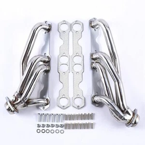 NEW For Chevy GMC 88-97 5.0L/5.7L 305 350 V8 Stainless Steel Headers Truck - Picture 1 of 7
