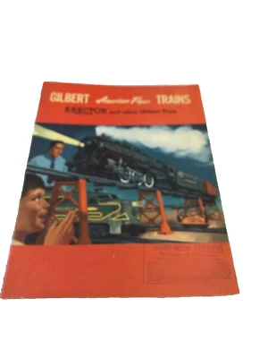 Catálogo American Flyer Trains Erector y otros juguetes Gilbert 1954 copia de tienda Foto 1 de 3