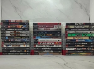 Sony PlayStation 3/PS3 Games Pick & Choose Authentic CIB No Manual Free Ship CA - Picture 1 of 41