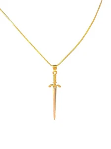 Schwert Anhänger und Halskette Gold Filled - Bild 1 von 1