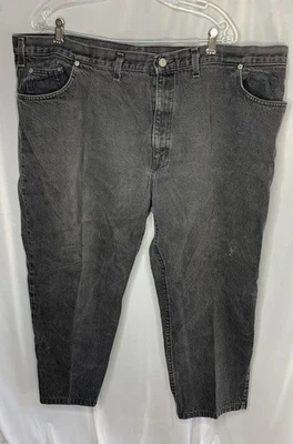 Mens 46x30 Faded Glory 90s Y2K Black Denim Jeans  Grunge Hip Hop - Image 1 of 4