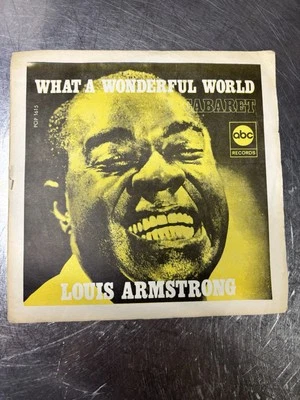 Louis Armstrong ABC Records What a Wonderful World Sweden 1967 - Image 1 of 4
