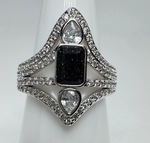 Size 6 Bomb Party Untamed Ring - RG15907 Snarl Softly - On Rhodium - Picture 1 of 5