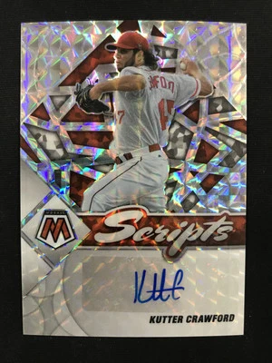 2022 Panini Mosaic Scripts #SC-KC Kutter Crawford Boston AUTO - Image 1 of 2