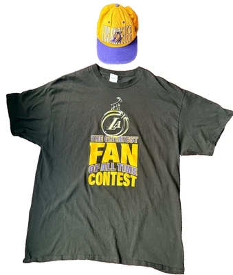 LA Lakers Lote de NBA Adidas Snapback Gorra Sombrero y Para Hombre XL GFOAT Concurso Camisa Foto 1 de 4