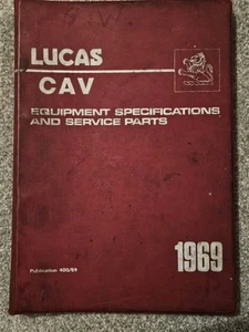 Catálogo Lucas CAV Girling Master genuino para 1969.  Ref: 400/69 - Reino Unido gratis p+p. - Imagen 1 de 4