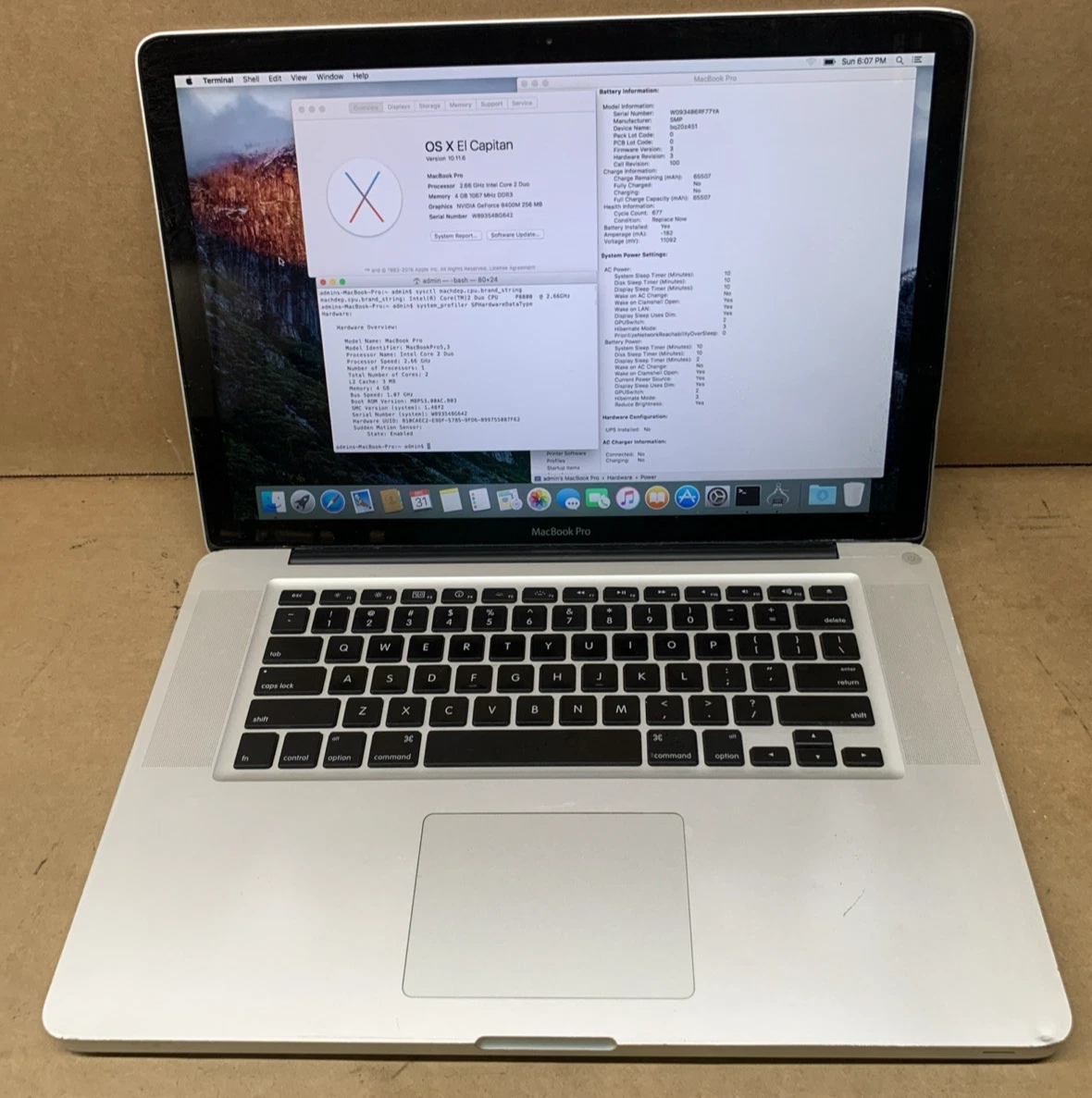 2009 Apple MacBook Pro 15.4 Inch Laptops for sale - eBay