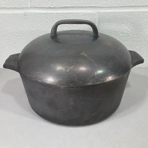 Vtg Wagner Ware Sidney O 4+ Qt Round Dutch Oven/Stock Pot & Lid Magnalite 4248-P - Imagen 1 de 10