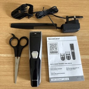 SilverCrest Personal Care Hair & Beard Trimmer Rechargeable With Accessories - Picture 1 of 14