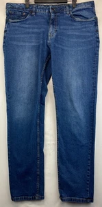 Izod Jeans - Mens SIze 38 x 32 - Blue - Slim Fit - Straight - Stretch (4105) - Picture 1 of 20