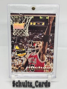 93-94 Stadium Club Basketball Micheal Jordan 1st Day Issue Vielfliegerkarte - Bild 1 von 5