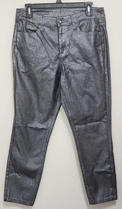 Hydraulic Damen "Murray Skinny" hoch geschnitten blau schimmernde Jeans Größe 10 - Bild 1 von 10